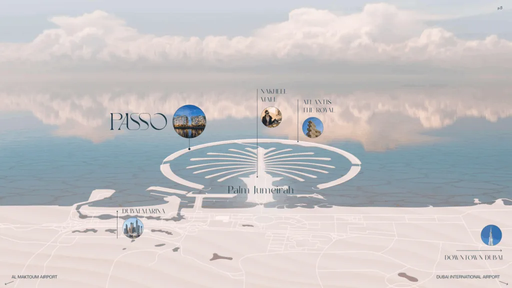 PASSO BY BEYOND β location map